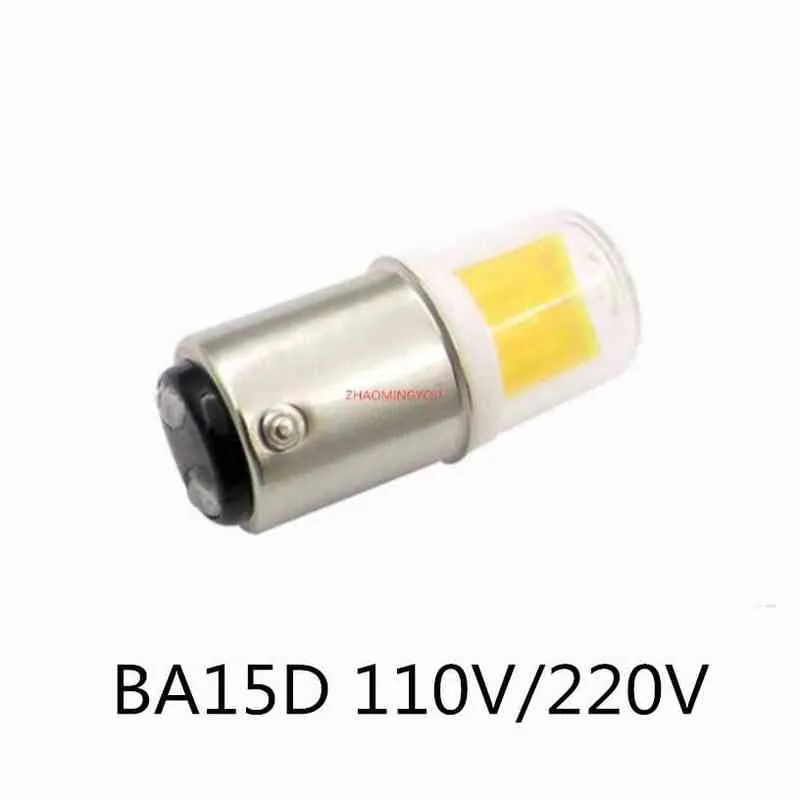 B15 LED-gloeilampen, dimable 5W equivalent 50W halogeen, AC 110V/220V, BA15 BIN-PIN BASE, COBBLIBLEN VOOR HUISVERLAGING H220428