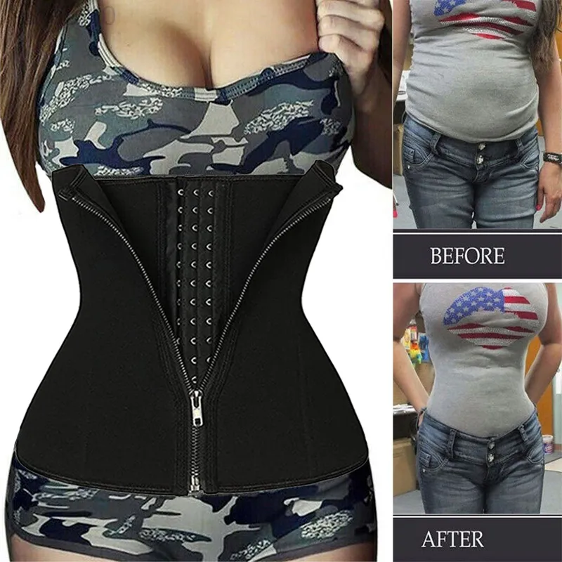 Néoprène Sueur Taille Formateur Ceinture Body Shaper Abdominal Trimmer Corset Fat Burning Sport En Plein Air Ceinture Contrôle Du Ventre Shapewear L220802