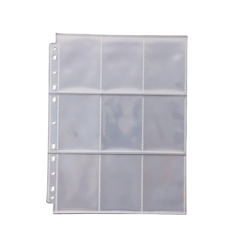 Trading Card Sheet Protectors 9-Pocket Clear Plastic Pages for 3-Ring Binder  A4 File Folder from Dhgate Filing Supplies - price 0.26
