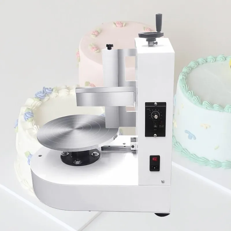 Máquina de mancha de bolo de aniversário doméstico pequeno e automático Creme de barriga de barriga de barro