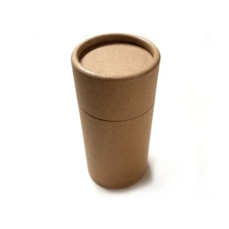 Kraft Boxes Paperboard Tubes Paper Containers Tea Coffee Crafts for Pencils Tea Cosmetic Craft