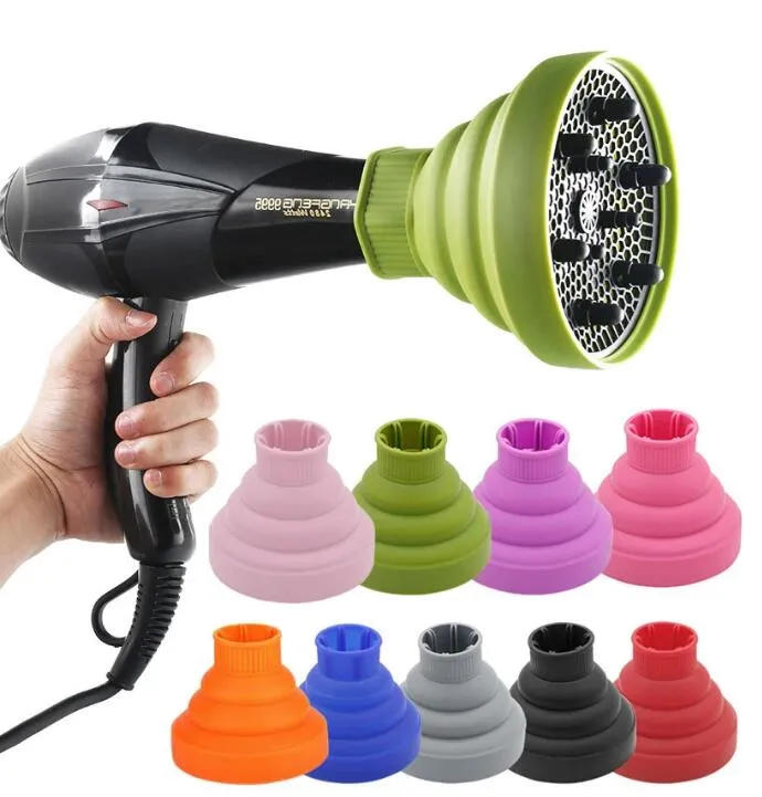 Adatto 4-4.8 centimetri Universale Arricciatura Dei Capelli Diffusore Copertura Disco Asciugacapelli Ricci Asciugatura Ventilatore Strumento Per Lo Styling Dei Capelli Accessori Cuscini Da Bagno