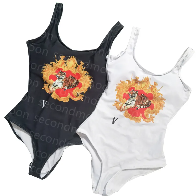 Women Fashion Backless Swimwear Designer Classic Print Swimsuit Hot Spring Swim Wear Quick Drying Bathing Suit