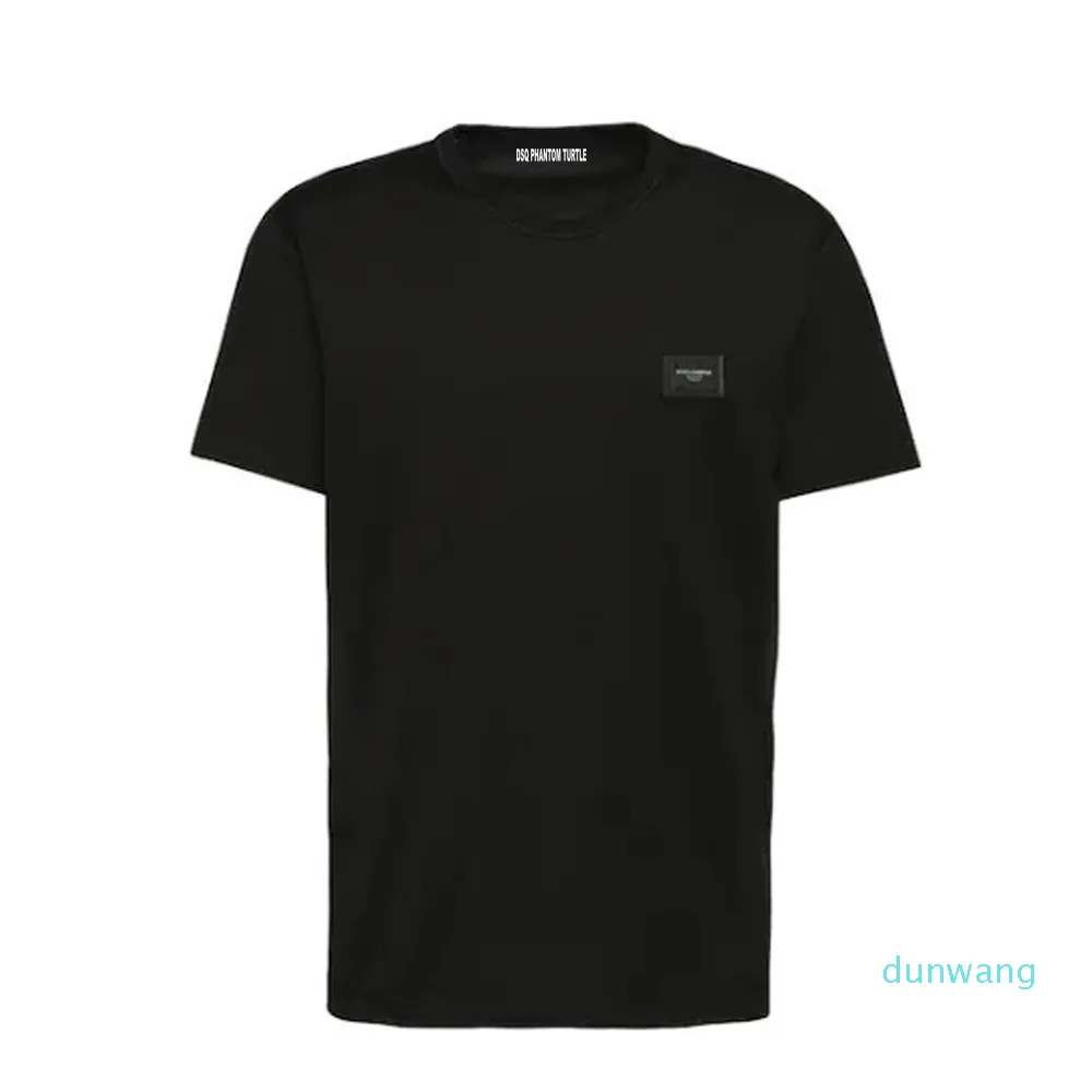 DSQ PHANTOM TURTLE 2022SS Designer T-shirt för män Italienskt mode T-shirts Sommar T-shirt Man Hög kvalitet 100 % bomull Toppar 619290