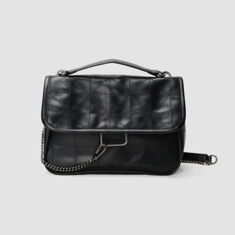 W Fashion Chain Umhängetaschen Schwarz Hochwertige Klappen Umhängetasche Messenger Bag Luxus Designer Handtaschen Shopping Totes Klassische Geldbörsen Münzgeldbörse