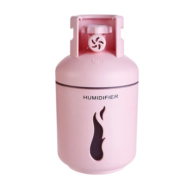 Gas tank humidifier USB mini colorful lights multi-function convenient air purification water mute humidification