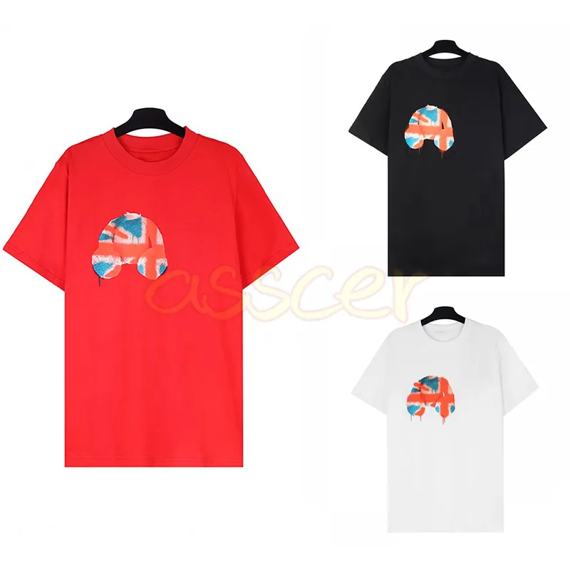 ハイファッションメンカジュアルルーズティーレディースファッションベアプリントTシャツメンズサマー衣服サイズS-XL