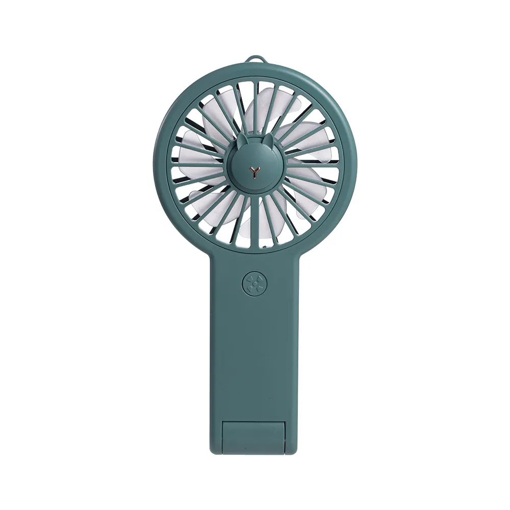 New Electric Fans Cartoon Handheld Small Fan USB Folding Mute Office Desktop Mini Portable Fan
