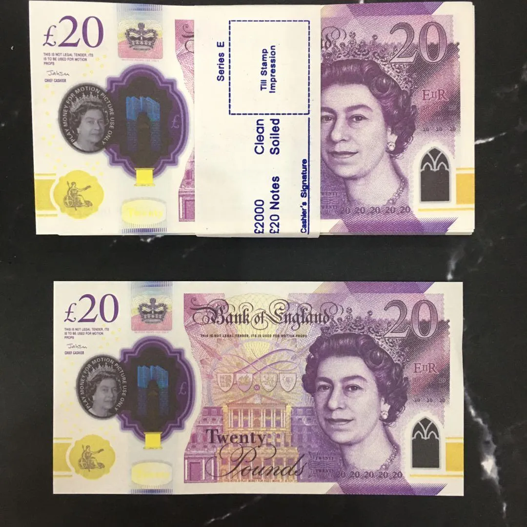 Los mejores juguetes con dinero de utilería 3A, libras británicas, GBP, 10 20 50 billetes falsos conmemorativos, juguetes para niños, regalos de Navidad o películas de vídeo194hsh36vylfe0vv