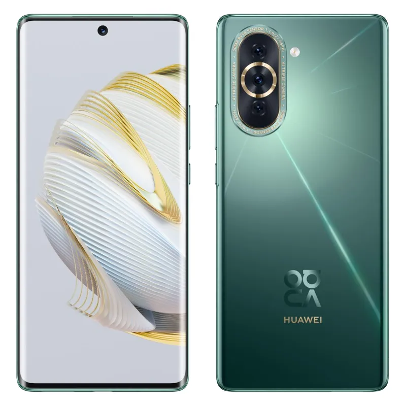 Huawei Original Nova 10 4G LTE携帯電話8GB RAM 128GB 256GB ROM SNAPDRAGON 778G 60.0MP NFC HARMONYOS 2 6.67 "120Hz OLEDフルスクリーンフィンガープリントIDフェイス1 10Hz