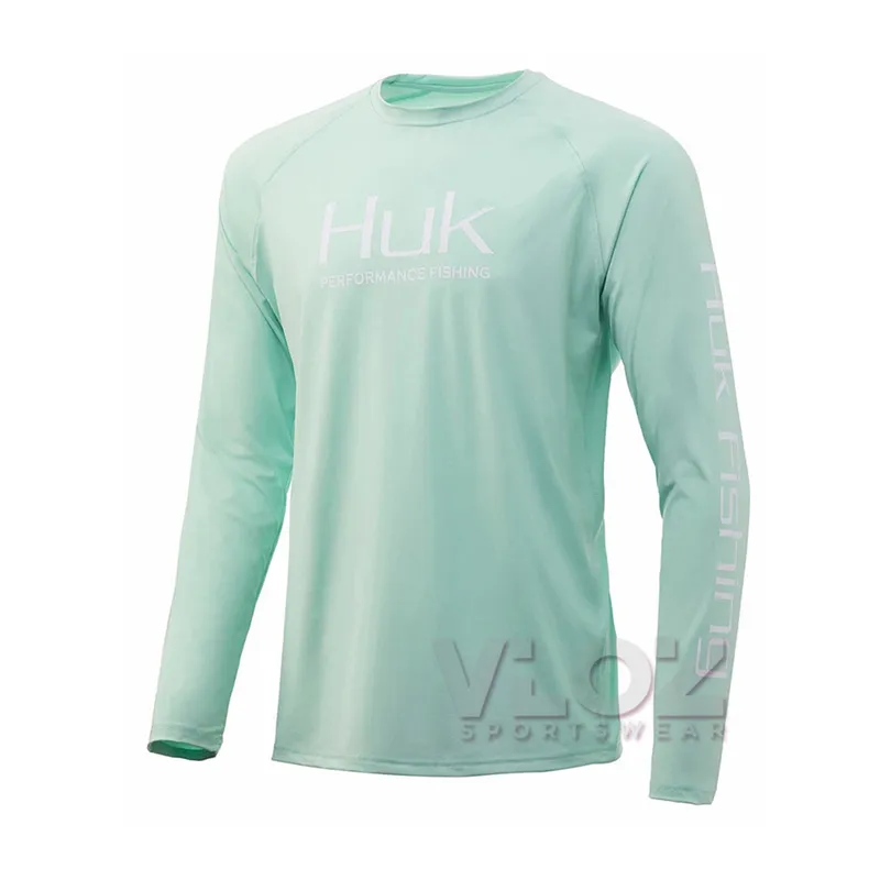 Chemise De Pêche HUK Performance Homme Gris Moyen - Manches Longues, Kryptek, Taille M