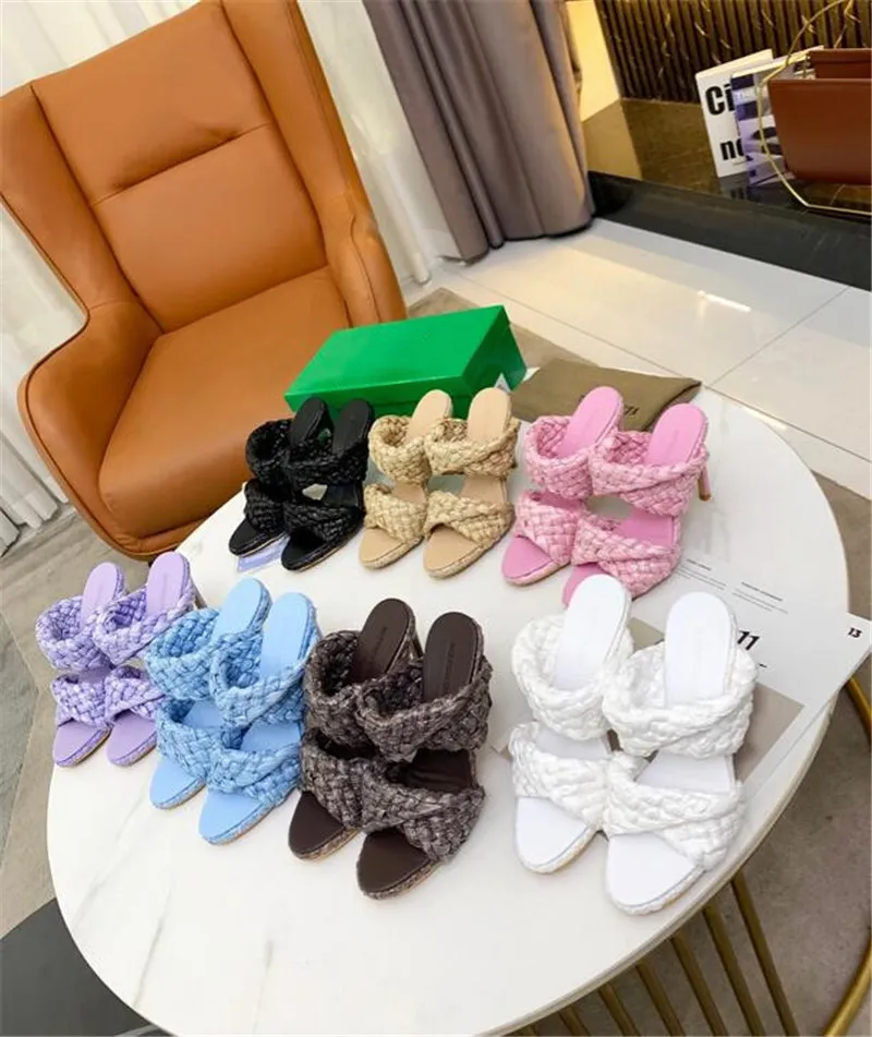 Women Summer Slippers slide sandals bench shoes Stylish Slides casual thin heel weave heightening versatile leisure comfortable non slip sandals