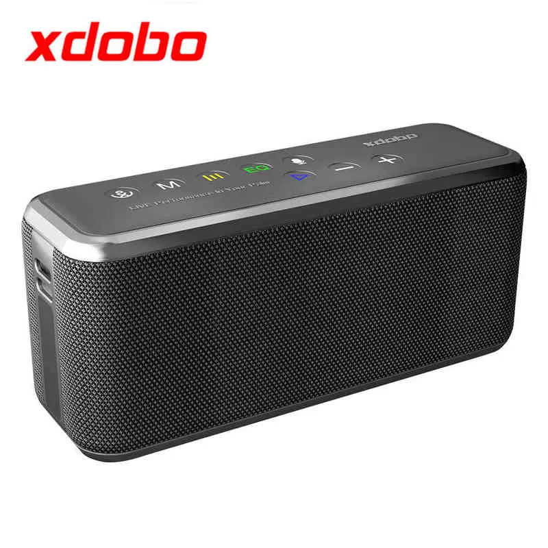 Xdobo x8 Max 100W Przenośny głośnik bezprzewodowy Bluetooth Soundbar BT5.0 Power Bank TWS Box 20000MAH Boombox Audio Player H220412