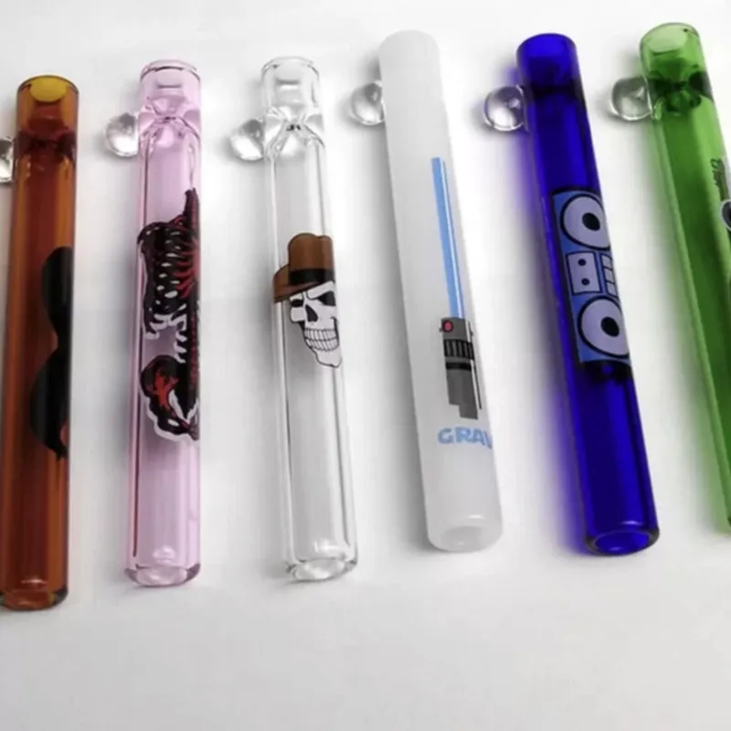 Högkvalitativ glas en hitter tips rör kreativ hookah cigaretthållare