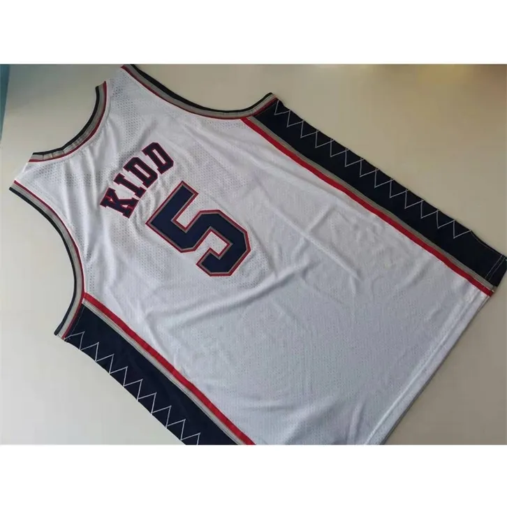 Chen37 Jersey de baloncesto personalizado Hombres Mujeres jóvenes New Jersey Jason Kidd Tamaño S-2XL o cualquier nombre y número de camisetas