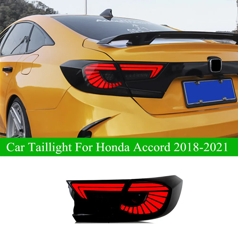 Achterlicht Voor Honda Accord X Led Dynamische Richtingaanwijzer Achterlicht Montage 2018-2021 G10 Achter Running Brake Fog lamp Auto Accessoires