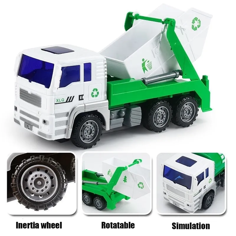 Ensemble de jouets de camion de pompier télécommandé électrique pour  enfants, arroseur de simulation, voiture d