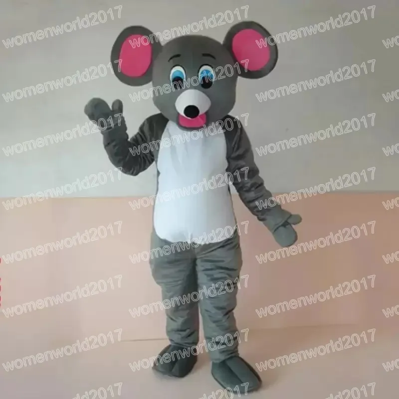 Cadılar bayramı Fare Maskot Kostüm Yüksek Kaliteli Karikatür Karakter Kıyafetler Takım Elbise Unisex Yetişkinler Kıyafet Noel Karnaval Fantezi Elbise