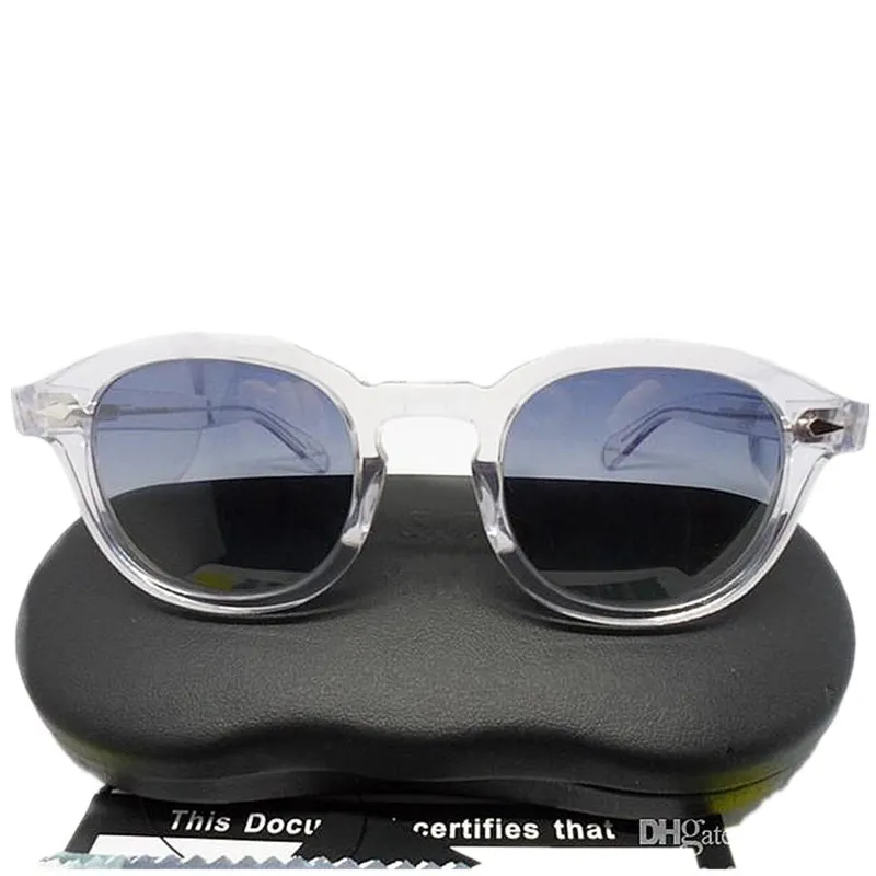품질 Depp Gradient Tinted Polarized Frame Sunglasses UV400 49 46 44 보호 순수한 판자 고글 연합 전체 세트 케이스 도매 가격