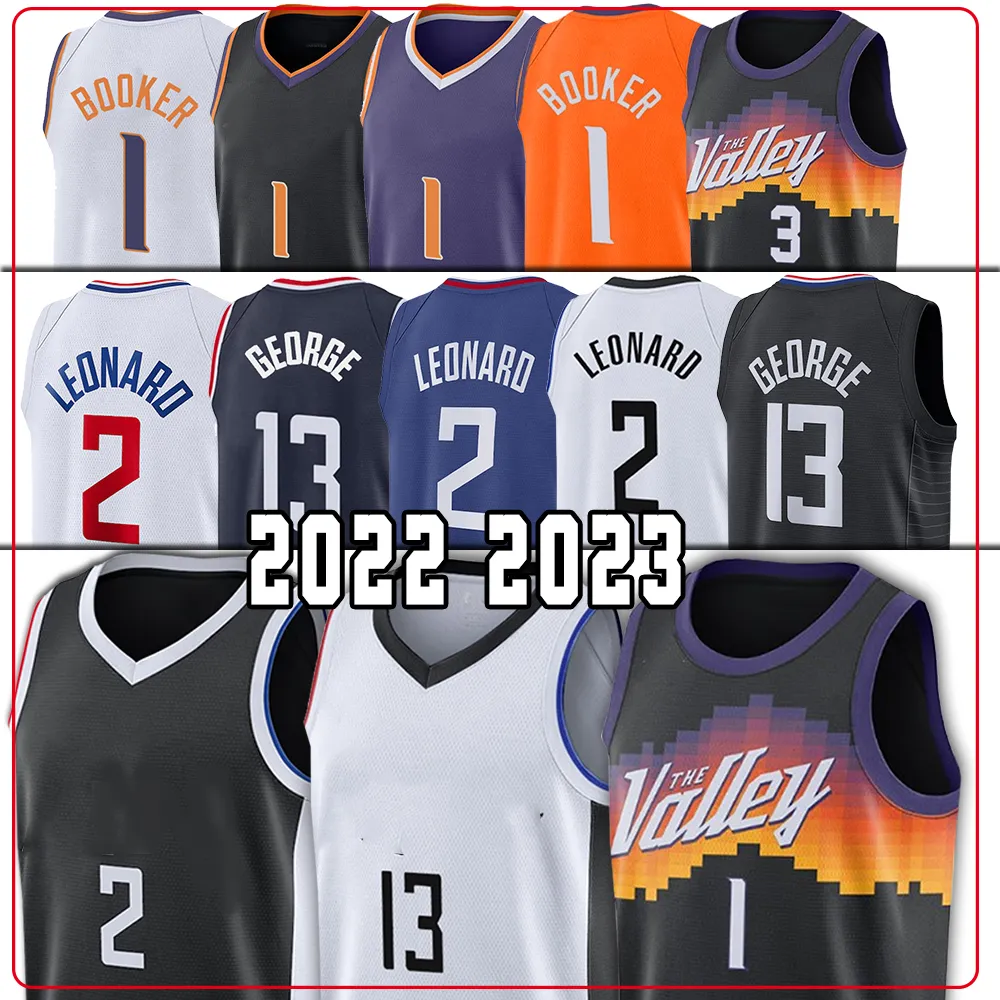 Los Kawhi Leonard Angeles Paul Clipper Basketball Maillots George 13 Hommes Devin Booker Chris Paul 2022 Hommes Jersey