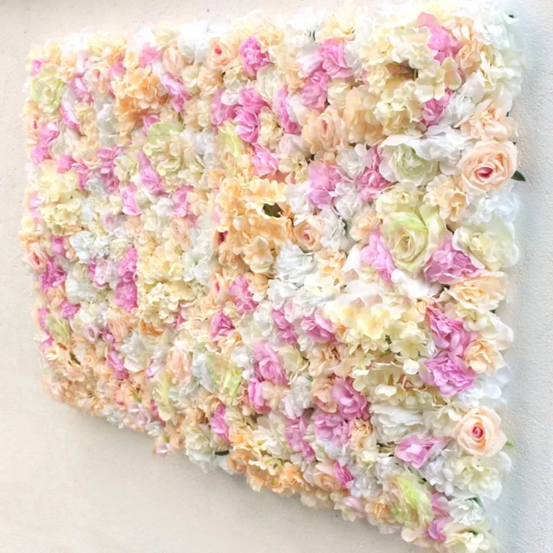 Pannelli da parete con fiori artificiali 3D per fondali di rose azzurre, per matrimoni, negozi, saloni, feste, decorazioni, pannelli floreali, 40 x 60 cm - Italia