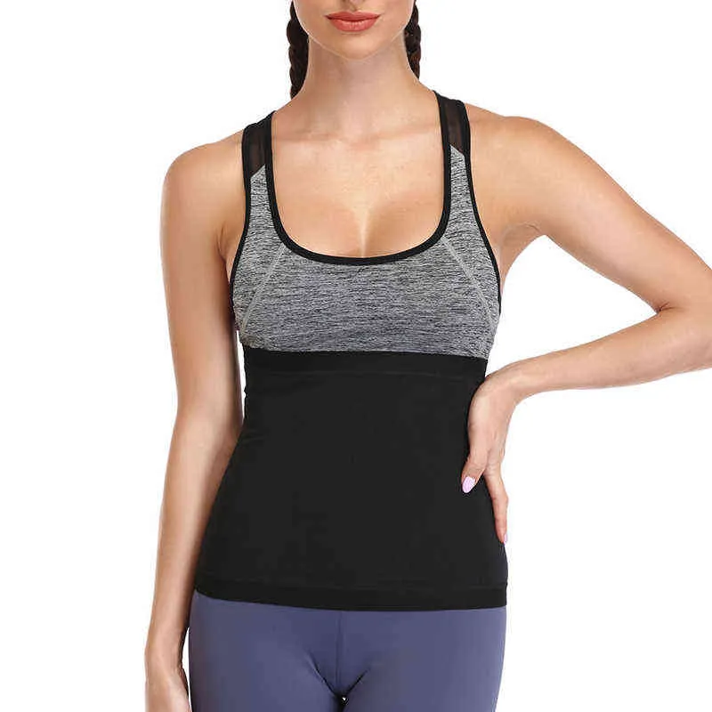 Women Silver Coating Thermo Shirt Sweat Sauna Tank Tops Body Shapers Waist  Trainer Slimming Vest Fitness Shapewear Modeling Belt – the best products  in the Joom Geek online store