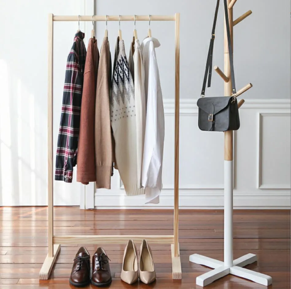 Modern Solid Wood Cloth lead apron hanger for Bedroom, Hotel, and 