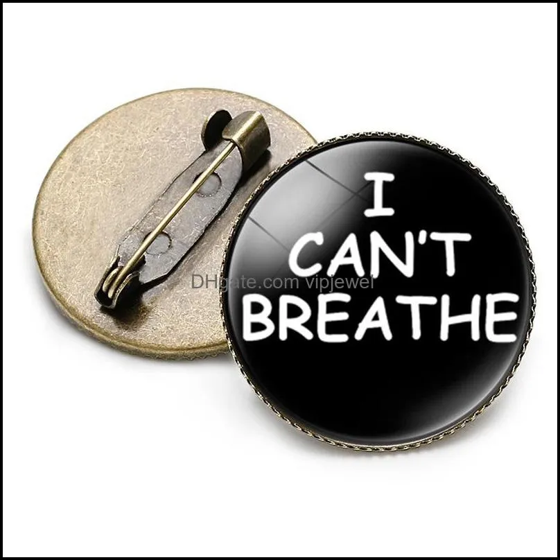 Black Lives Matter Brooches Enamel Pin I Have A Dream Lapel Pin Clothes Bag Jewelry DIY Badge