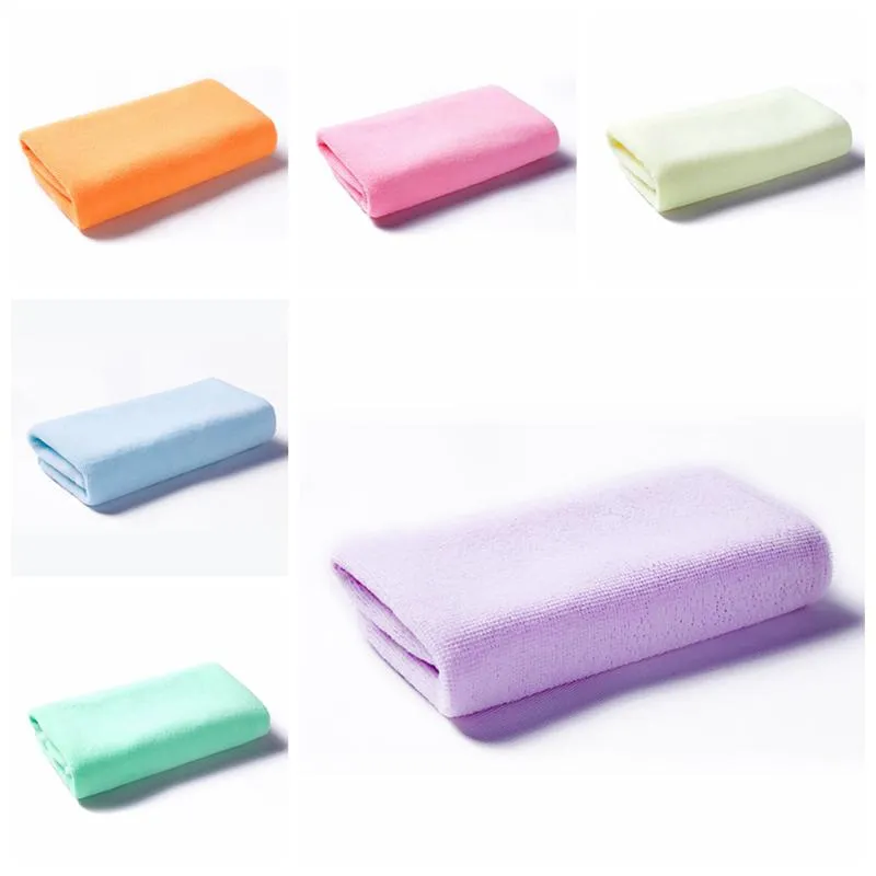 Polyester 30*60CM/12*24INCH Microfiber Kitchen Towel Soft Anti-Grease Lint Free Wiping Rags Quick Dry Hair Towels Home Glass Car Cleaning Wipe Cloth HY0160