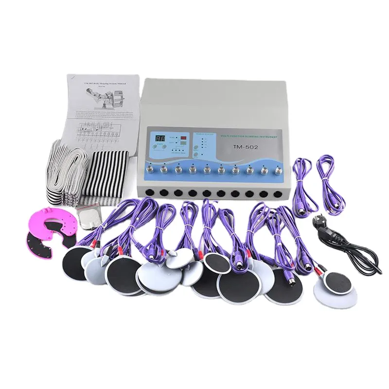 TM-502 Slimming Machine ems muscle stimulator Electrostimulation Machine/ Russian Waves Electric Muscle DHL