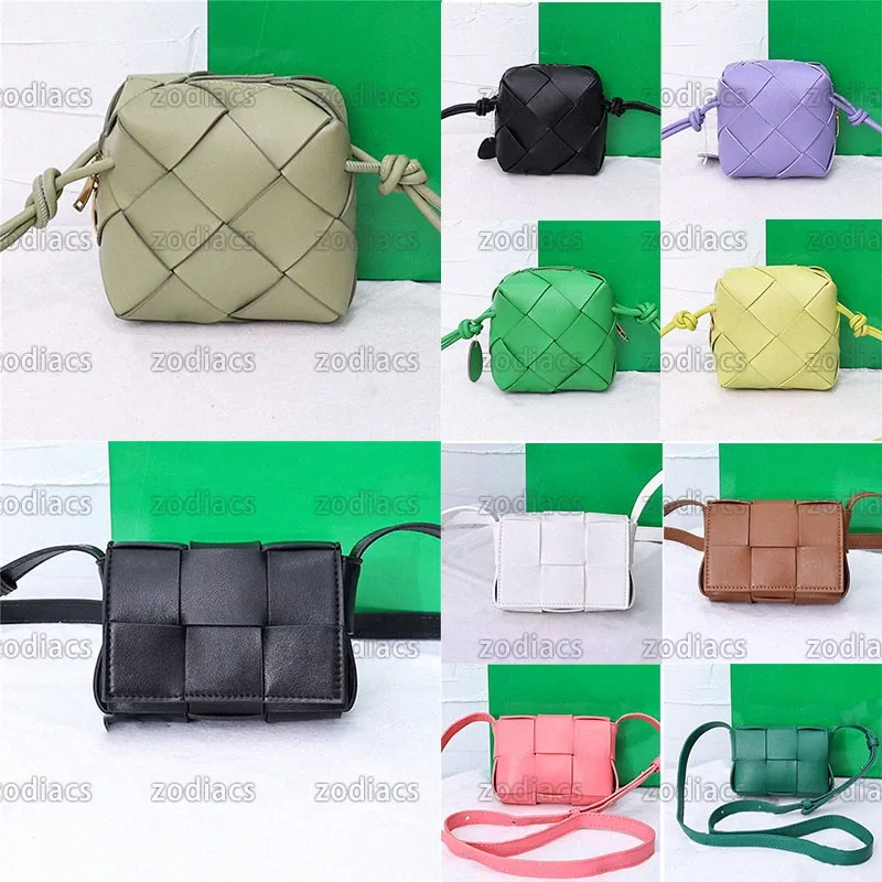 TOP Mini Cassette Camera Bag Candy Intreccio Leather Cross Body Belt Bag Women Wallet Desigenr Flip Magnetic Closure Handbag Luxury Shoulder Bags Purse Hi N6ni From 75 34 DHgate