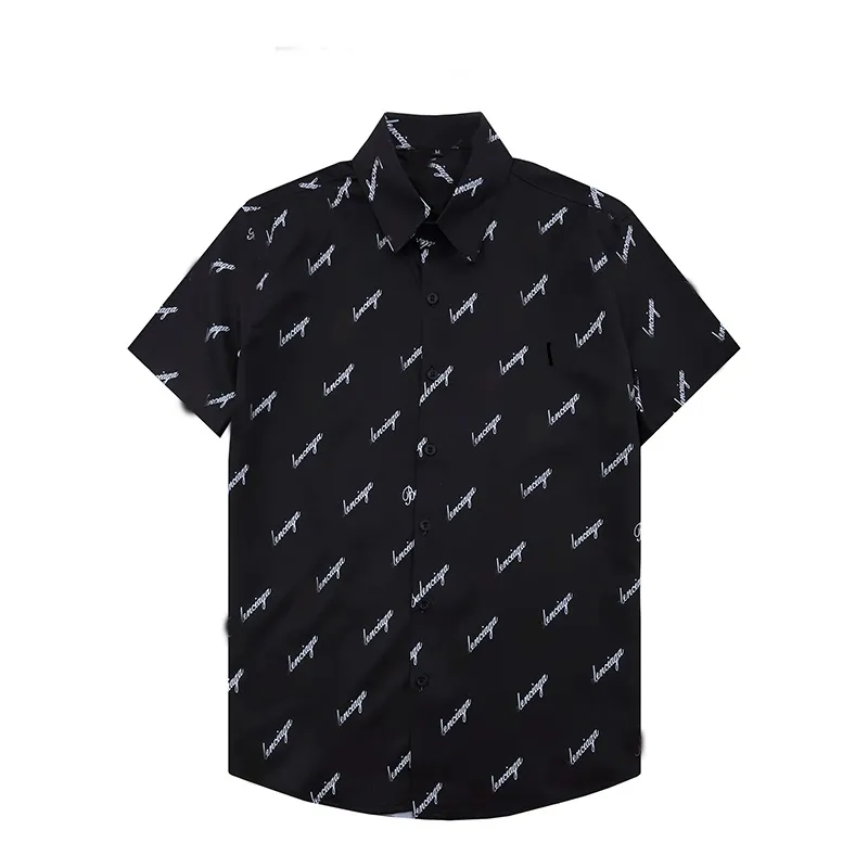 Mens Designer Shirts Merk Kleding Mannen Lange Mouwen Jurk Shirt Hip Hop Stijl Hoge Kwaliteit Katoen Topsm-3XL # 65