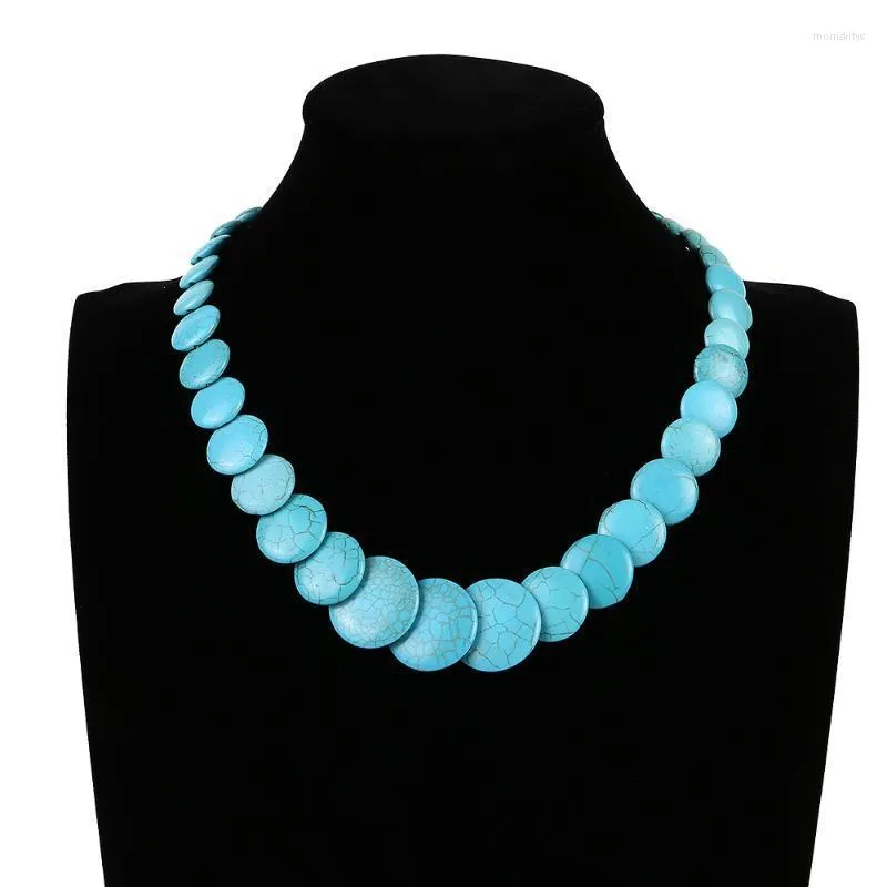 Colliers en gros Collier Vintage Femmes Perles rondes Collier Rouge Blanc Bleu Collier de perles Mode Cadeaux de fête de mariage Bijoux Déclaration Morr2