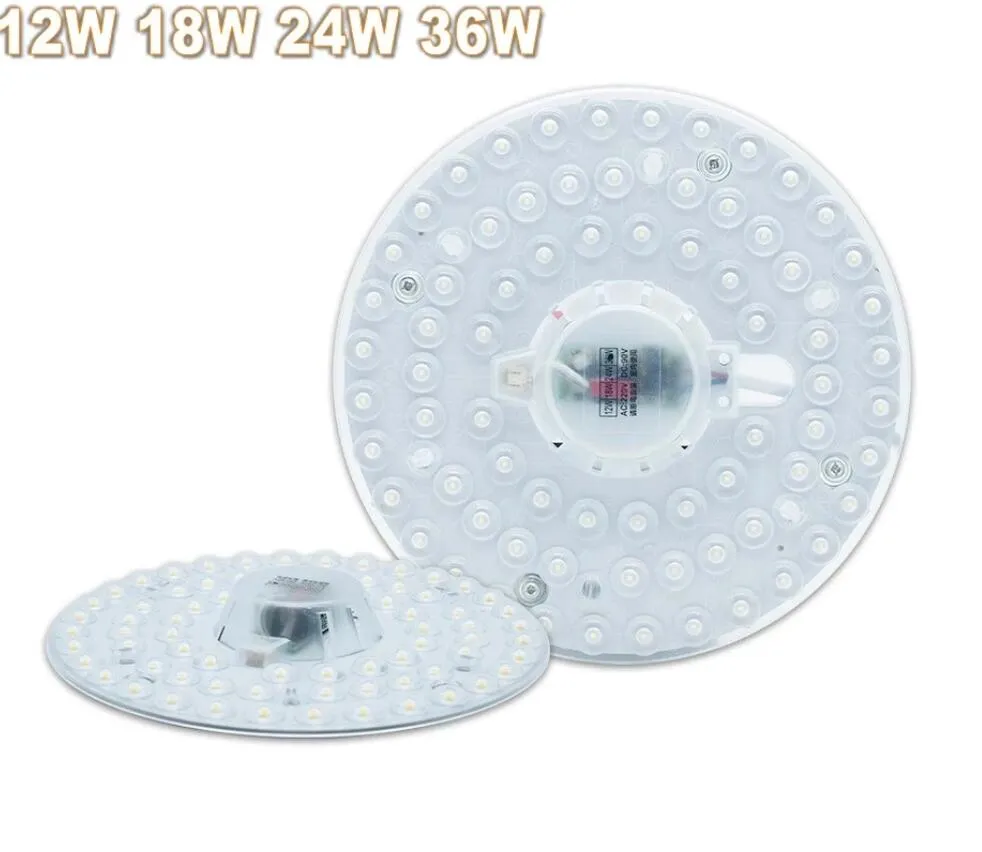 LED PANEL Daire Halka Işık SMD2835 12W 18W 24W 36W LED Yuvarlak Tavan dekorasyonu Tavan Lambası AC 220V 230V 240V downlight