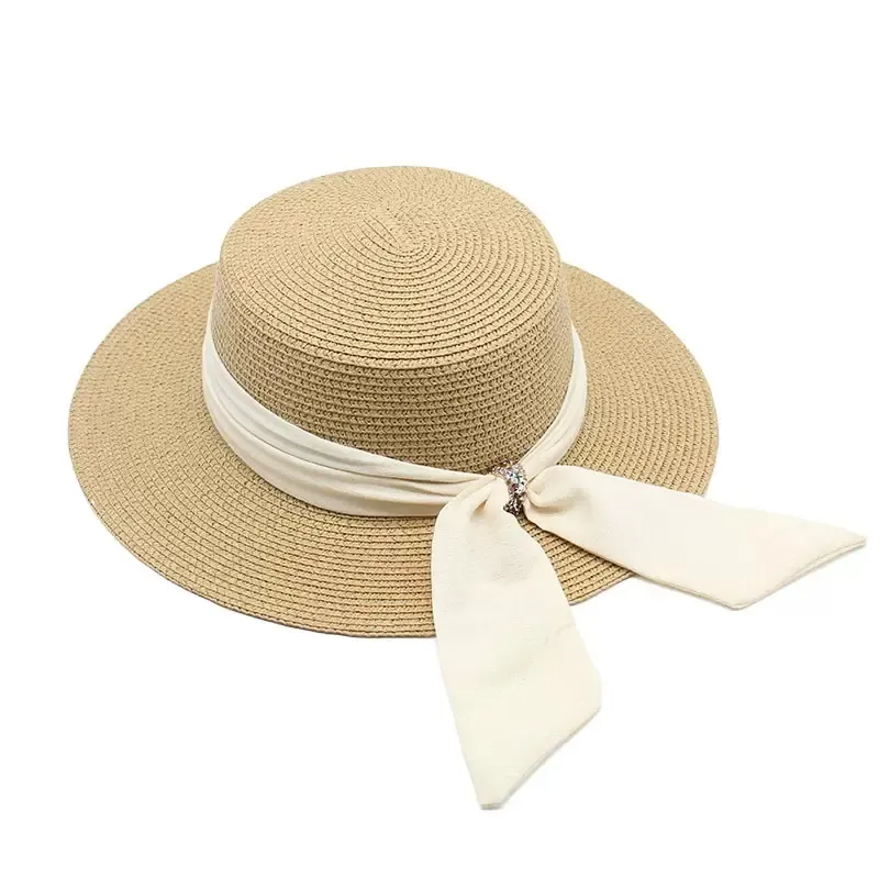 Womens UV Protection Straw Ribbon Sun Hat With Wide Brim Foldable And  Floppy For Beach, Summer And Travel From Shoebagfashion, $10.49