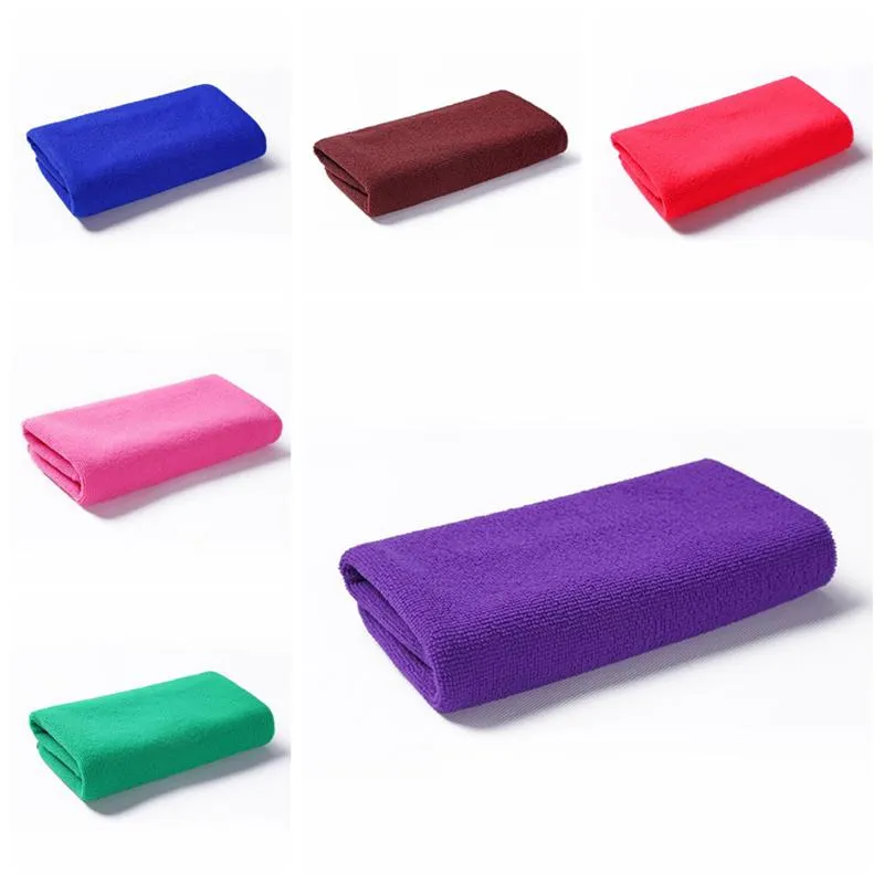 Polyester 30*60CM/12*24INCH Microfiber Kitchen Towel Soft Anti-Grease Lint Free Wiping Rags Quick Dry Hair Towels Home Glass Car Cleaning Wipe Cloth HY0160