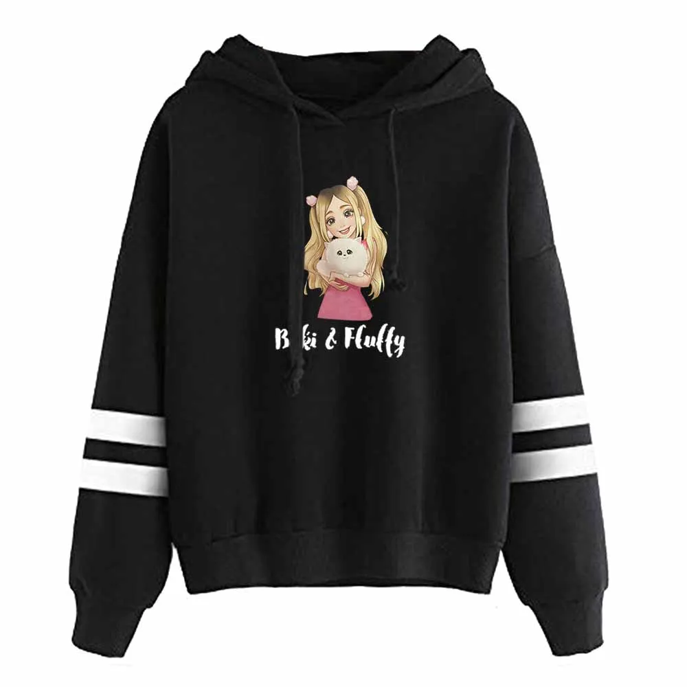 Rebekah Wing Merch Beki Fluffy Hoodie Sweatshirts Lång ärm Hip Hop Pullover