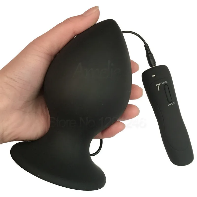 huge vibrating butt plug Nexus Ace Large Extra Quiet Remote Control Vibrating Butt Plug 5 Inch main image 0