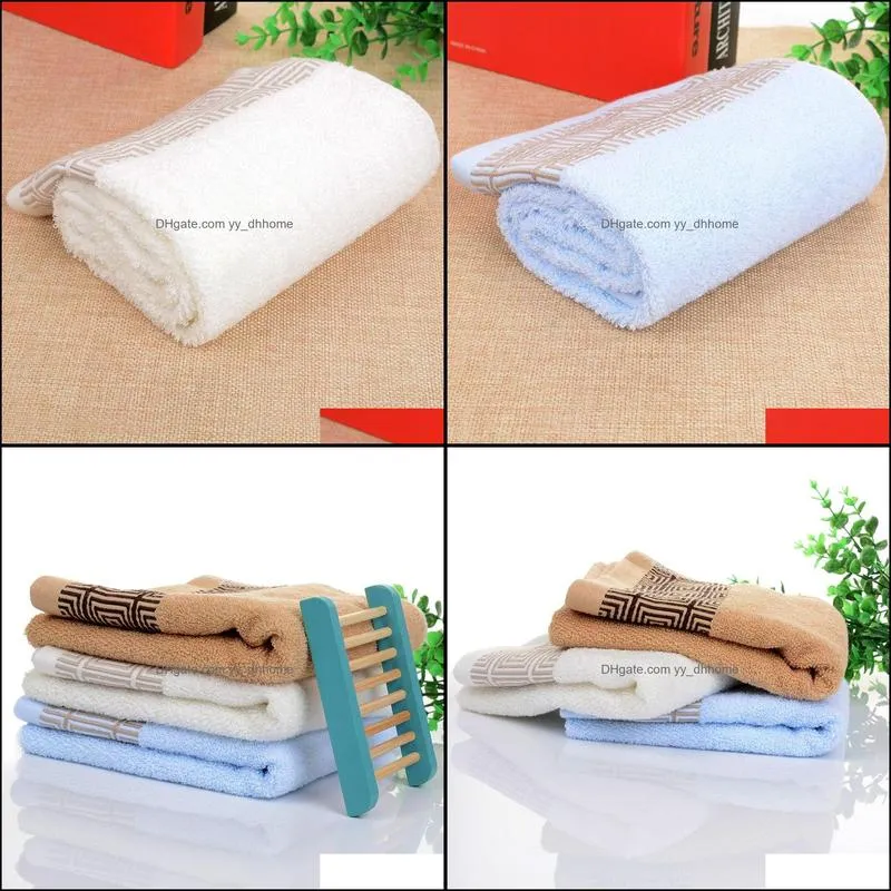 3Color Absorbent Soft Washcloth The Bath Pure Cotton Siege Back Word Bath Towel