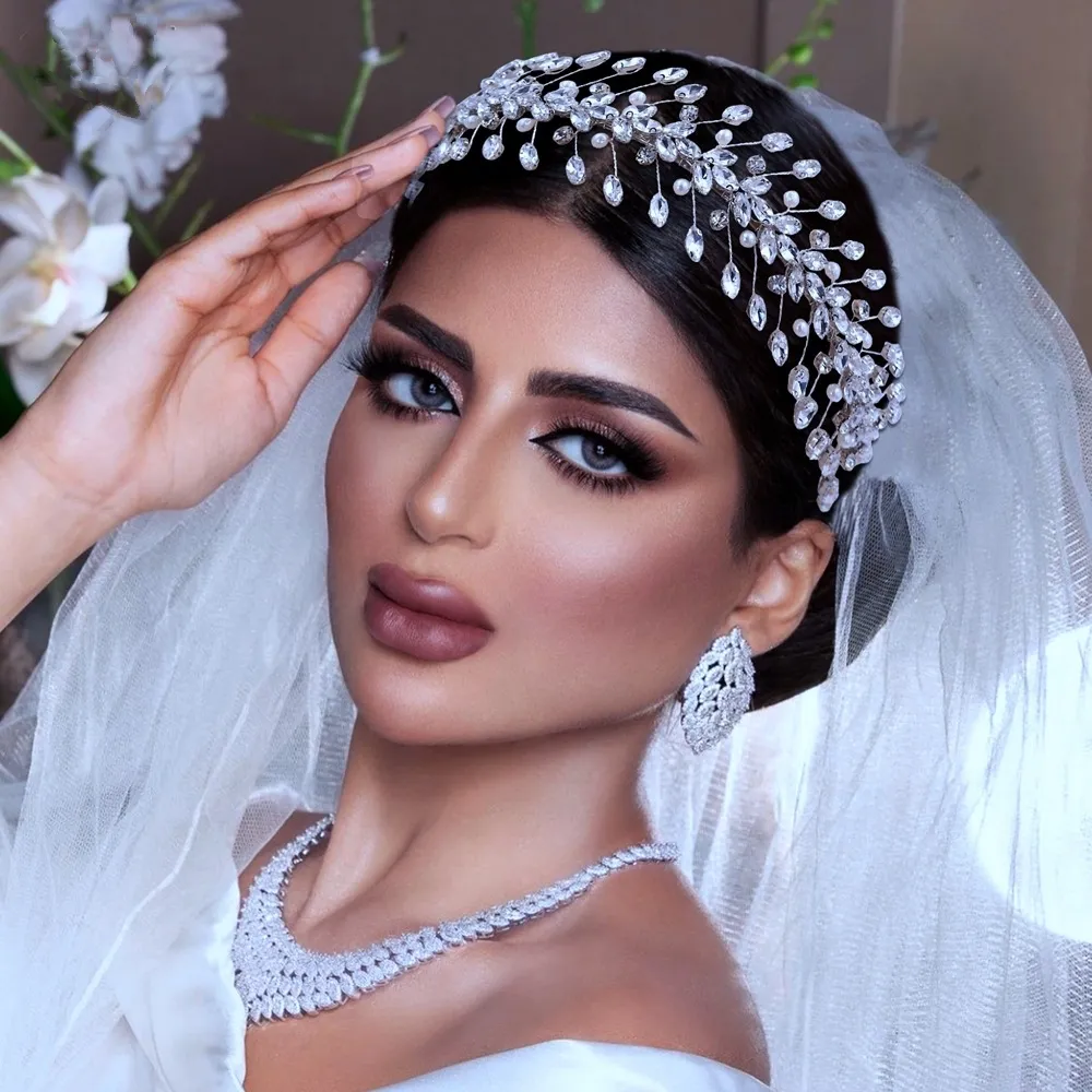 jeweled headpiece for weddings