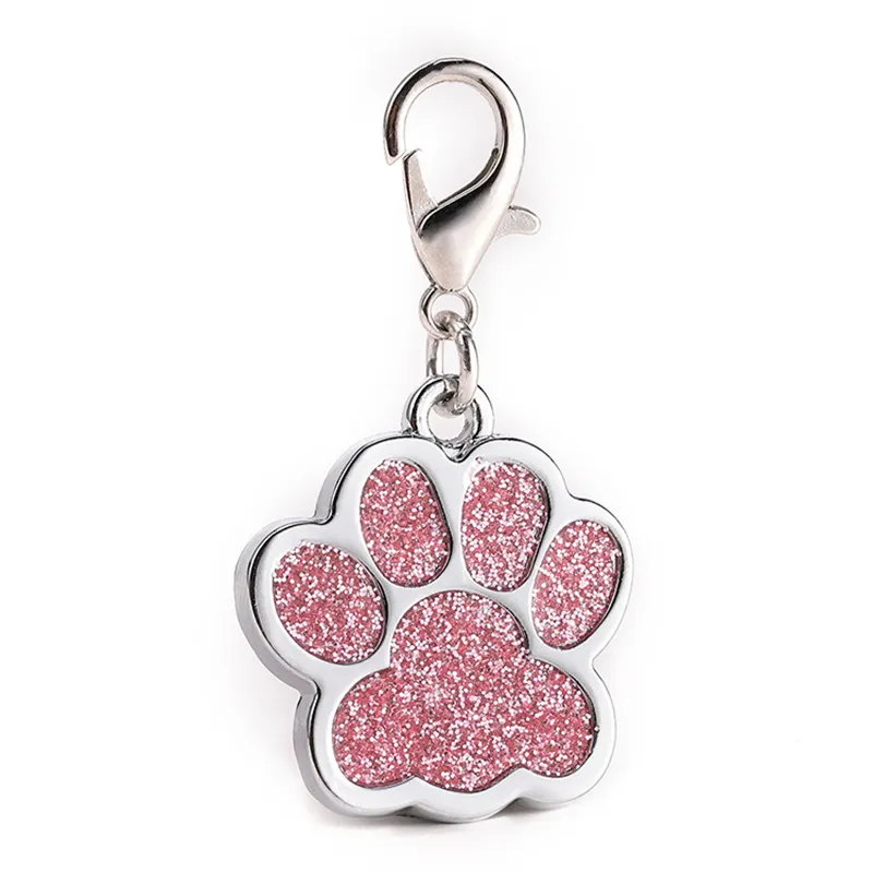 Cartoon Dog Paw Silver Color Fashion keychain for car keys Pendant For Women Man Jewelry7749153