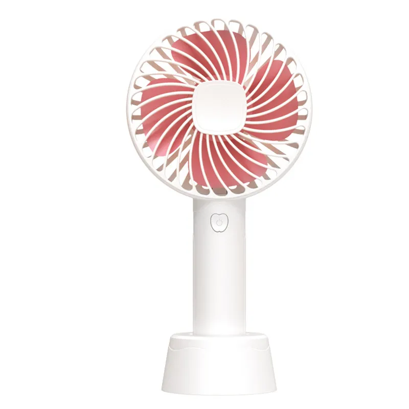 Rechargeable Mini Fan Hand Held Party Favor 1200mAh USB Office Outdoor Household Desktop Pocket Portable Travel Electrical Appliances Air Cooler DHL/UPS Fast
