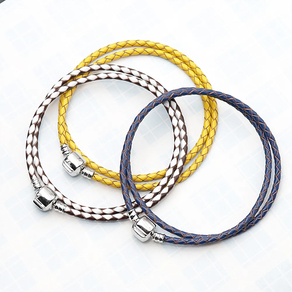 Ciondoli in argento 925 con ciondolo in stile braccialetto con perline fai da te che creano perline adatte al braccialetto Pandora