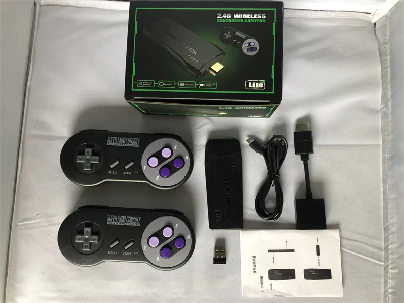 TV Video Game Classic Wireless 2.4G Retro M8 Game Stick 4K Envio