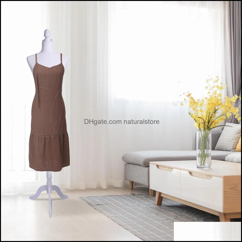 Female Mannequin Torso Dress Form Display Half-length Lady Model with Tripod Stand for Clothing Display Ship from USA