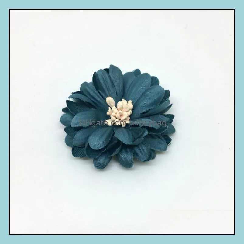 professional clothing accessories cloth rose brooch handmade flower frizzle