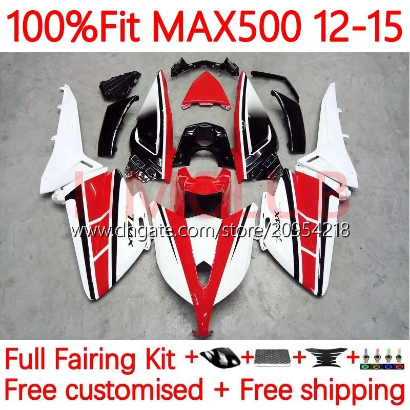 ヤマハTMAX-500 MAX-500 T MAX500の射出型フェアリング12-15ボディワーク33NO.12 TMAX MAX 500 TMAX500 12 13 14 15 T-MAX500 2012 2013 2014 2015 OEM Body Kit Sale Red Red