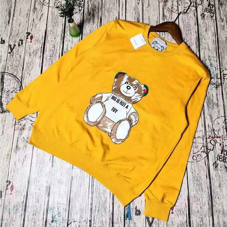 Kadın Hoodies Erkek Tişörtü jumper tasarımcı süveter kazak Kazak erkek rahat moda Kazak Pamuk temel Sevgililer kıyafeti