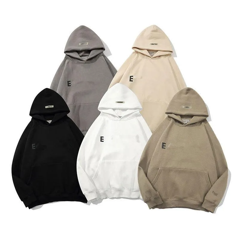 Hoodies män överdimensionerade tröjor tröjor reflekterande brev fleece hoodie hiphop streetwear högkvalitativ kvinnor tröja