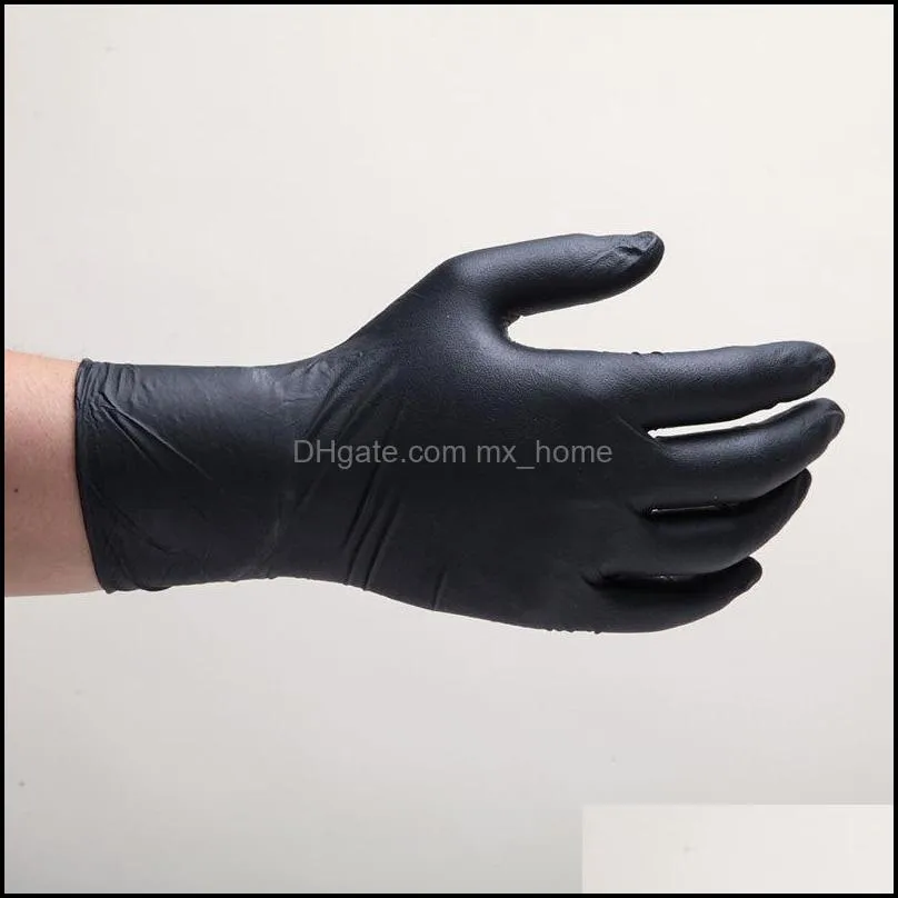 Factory Disposable Nitrile Gloves Oil-resistant Waterproof Wear-resistant Latex Rubber Nitrile Rubber Protective Gloves